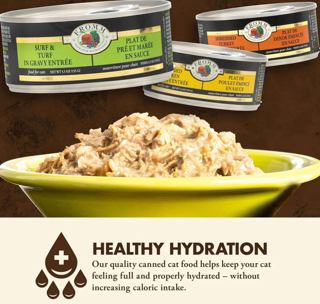 Fromm Four-Star Wet Cat Food Shredded in Gravy Entree