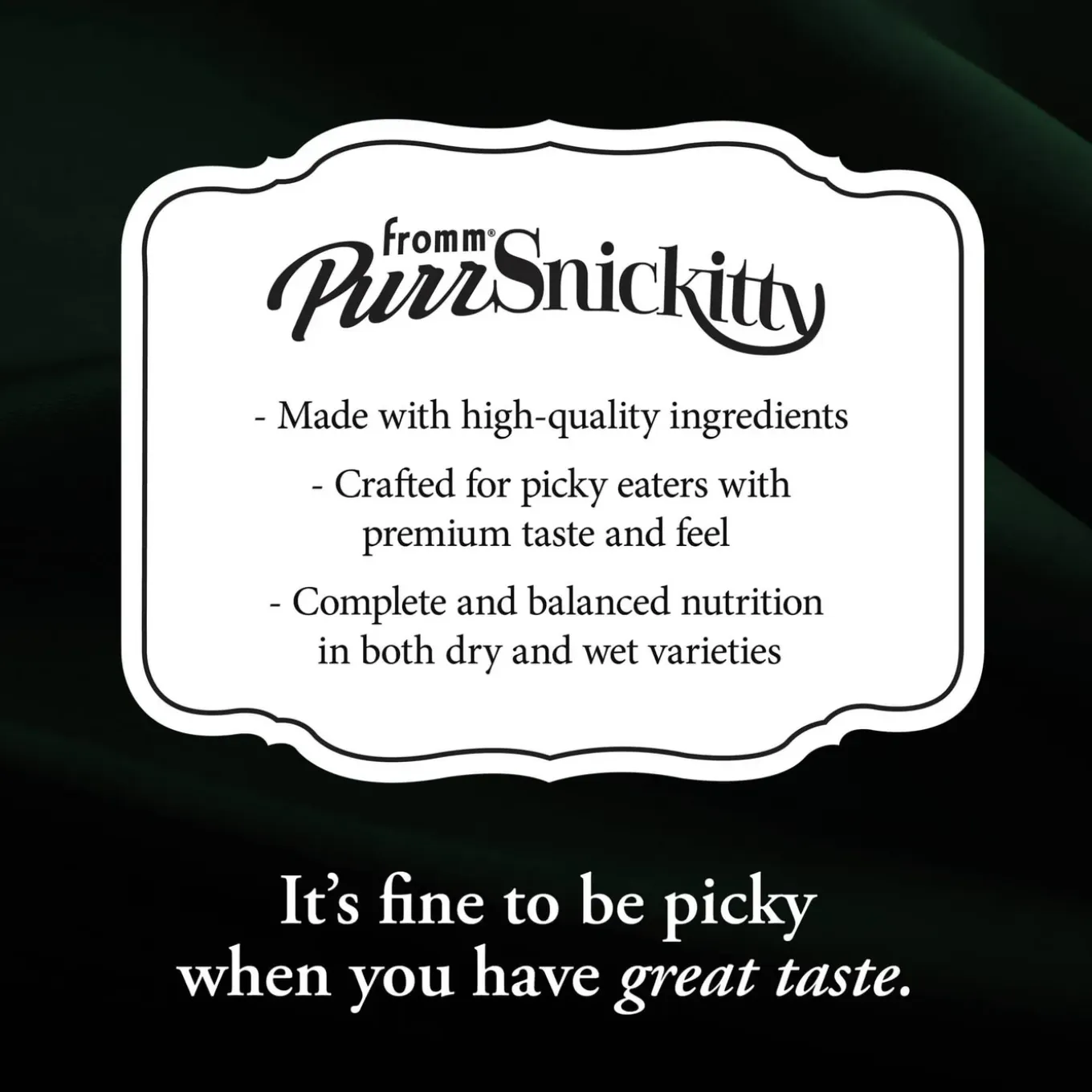 Fromm PurrSnickitty Dry Cat Food