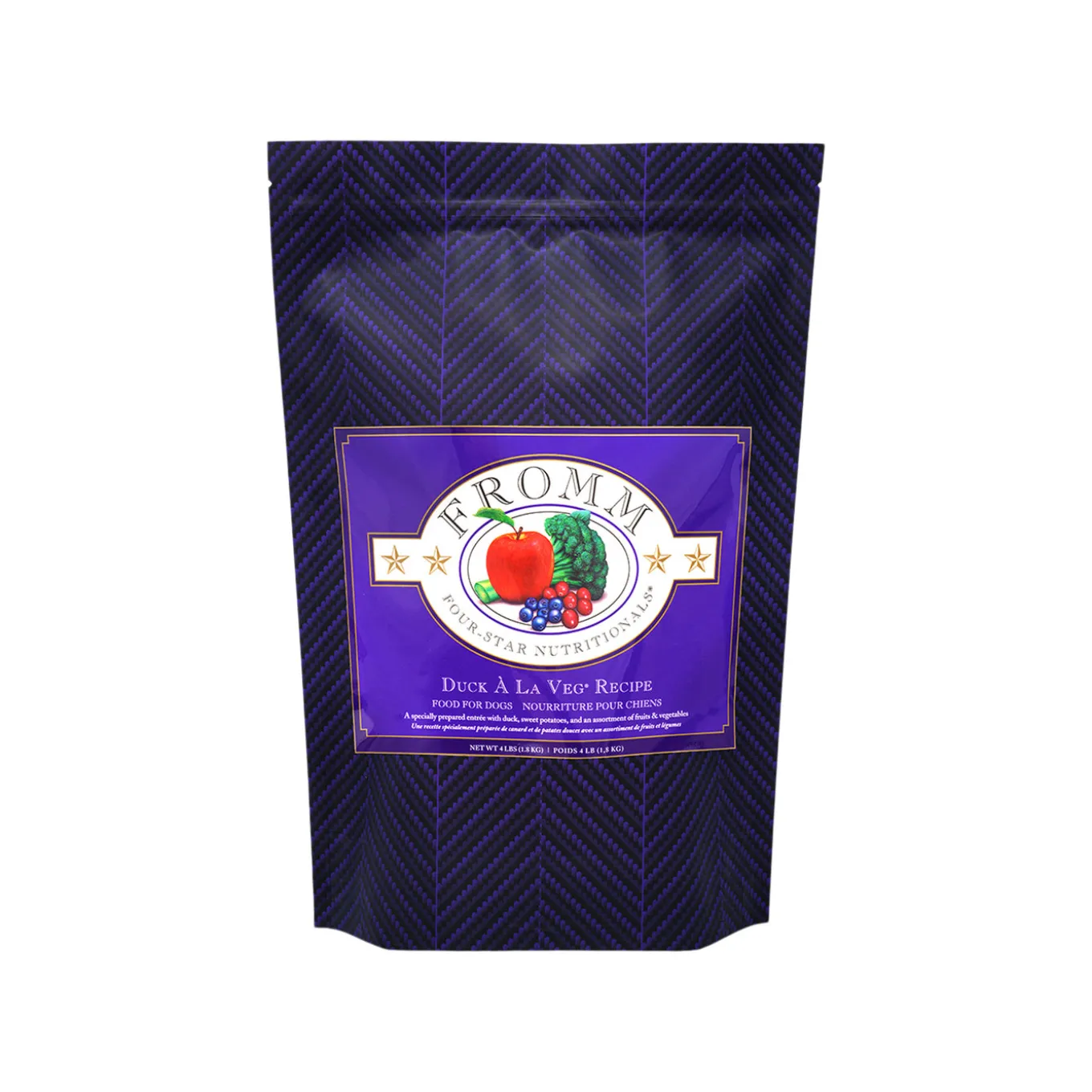 Fromm Four Star Duck A La Veg Grain Inclusive Recipe Dry Dog Food