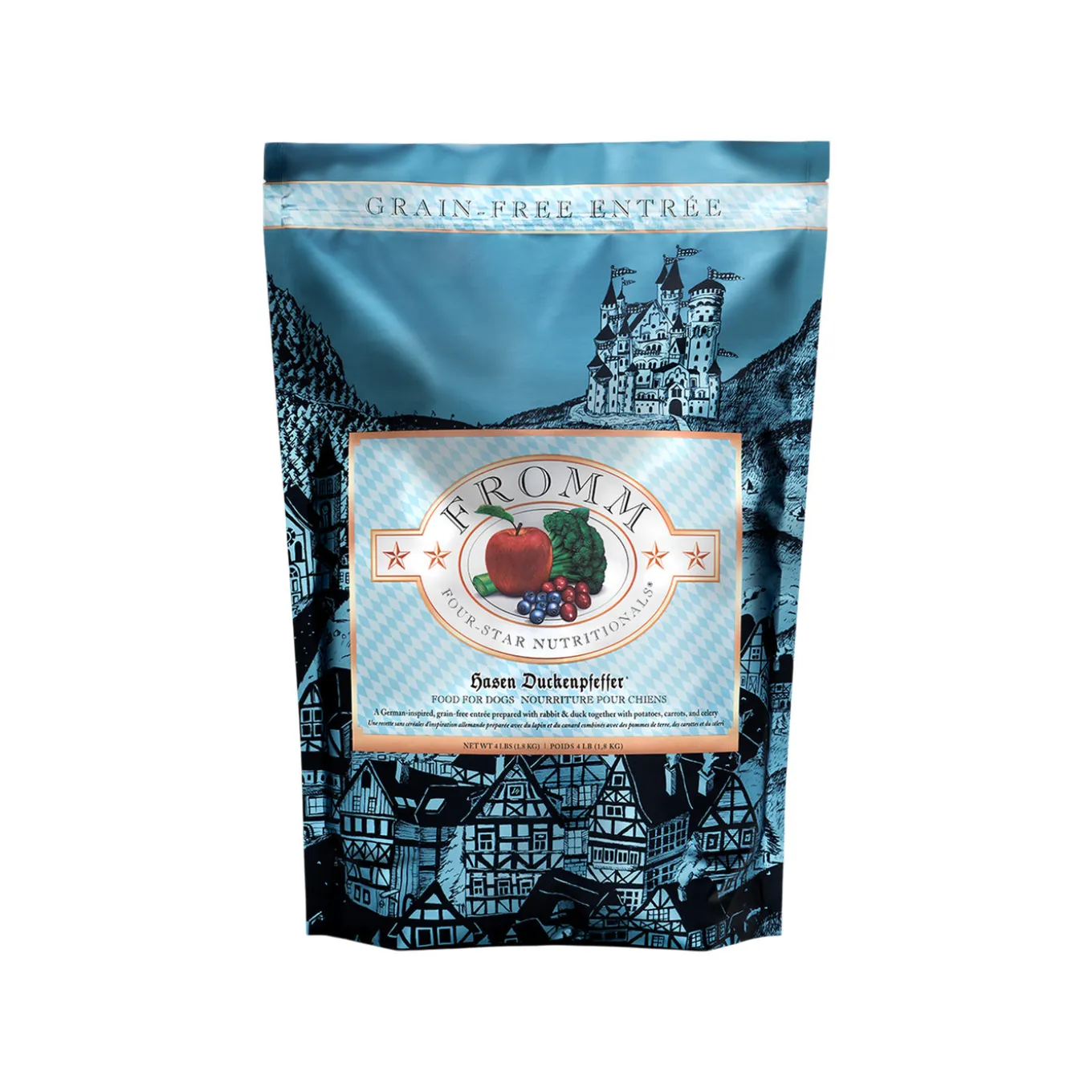 Fromm Four Star Hasen Duckenpfeffer Grain Free Dry Dog Food