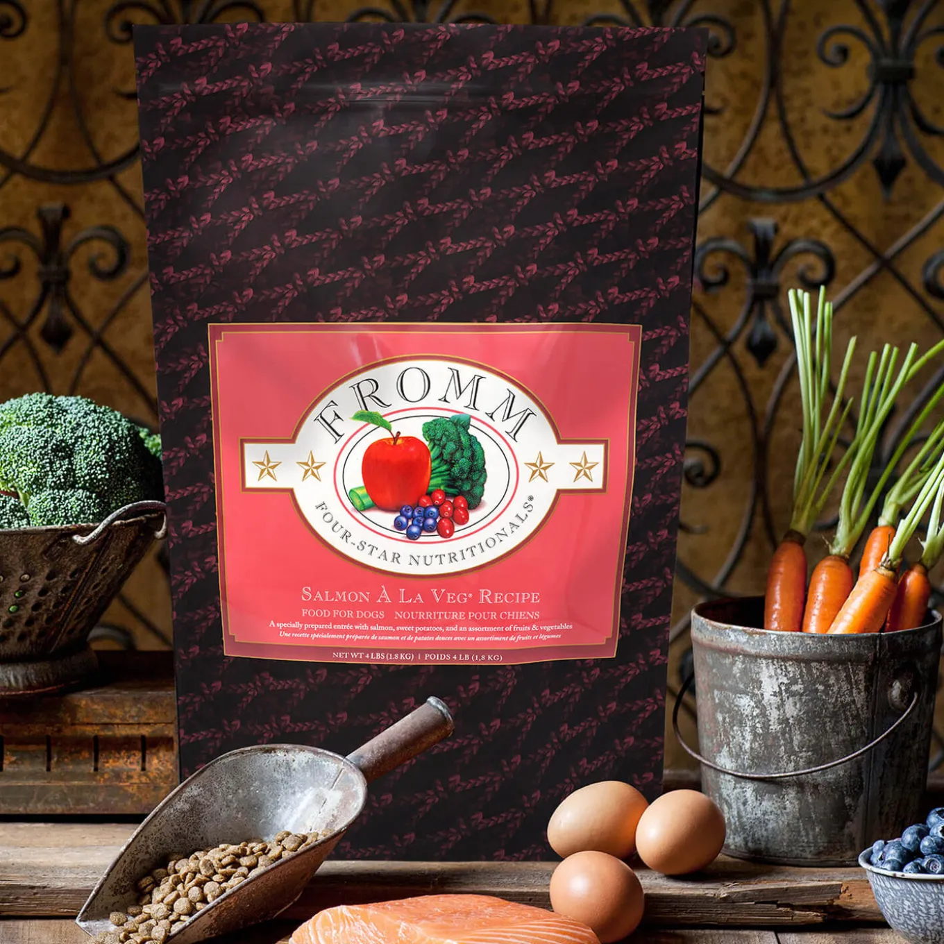 Fromm Four Star Salmon A La Veg Grain Inclusive Dry Dog Food