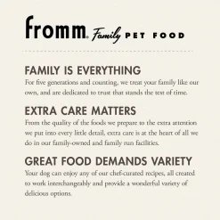 Fromm Four Star Salmon Tunalini Grain Free Recipe Dry Dog Food