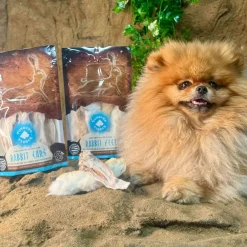 Furever Fierce Dehydrated Rabbit Ears for Dogs & Cats