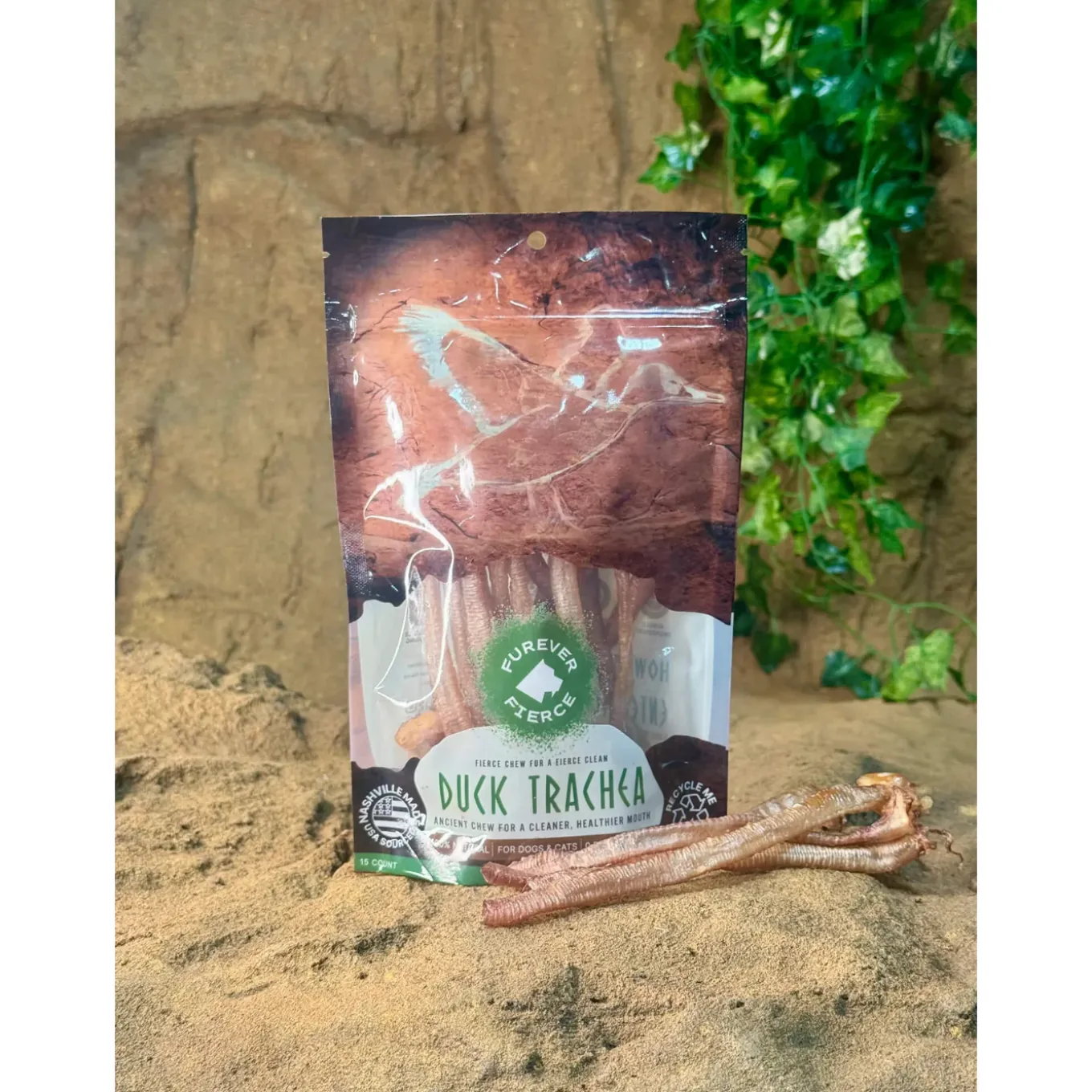 Furever Fierce Duck Trachea Chews for Dogs & Cats