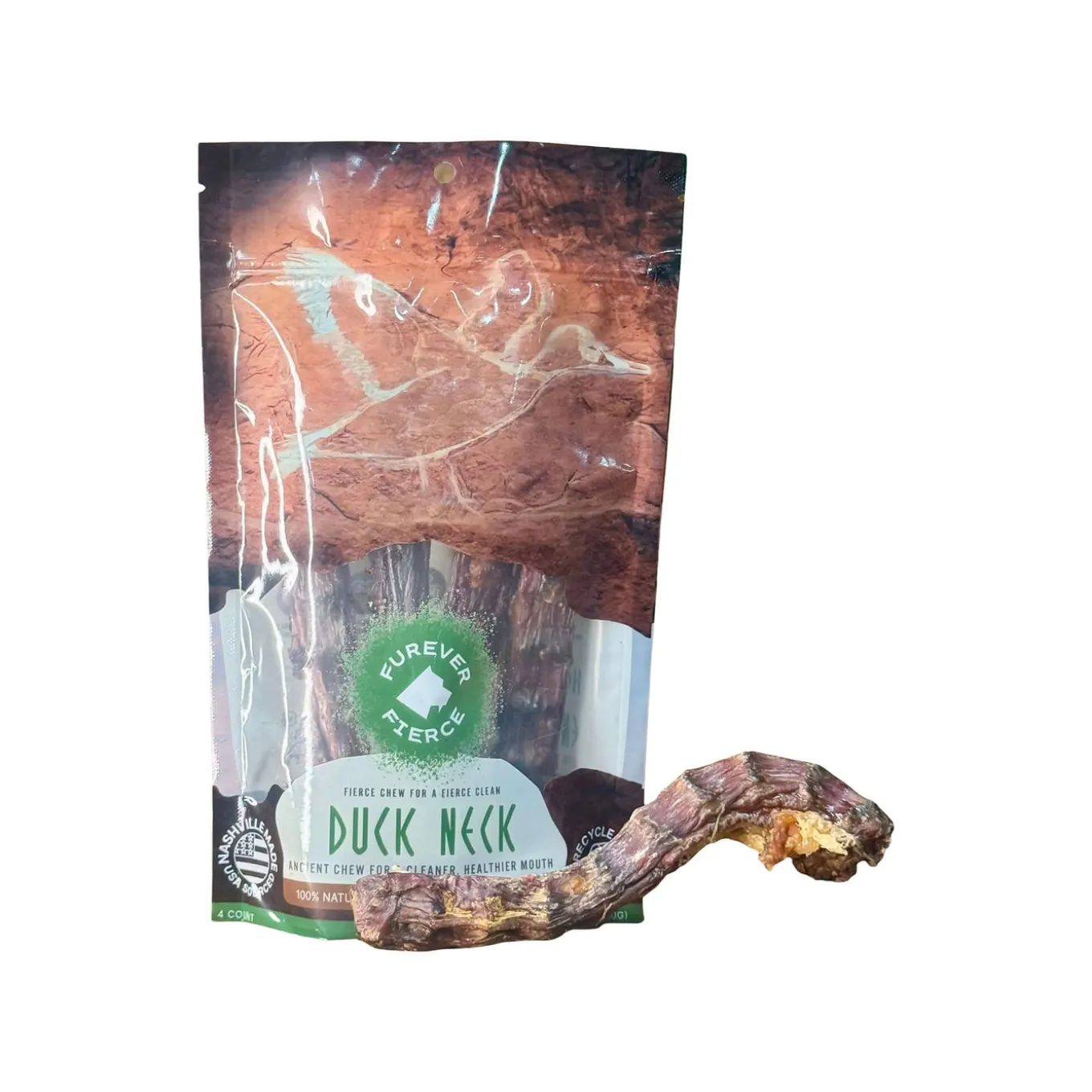 Furever Fierce Dehydrated Duck Necks for Dogs