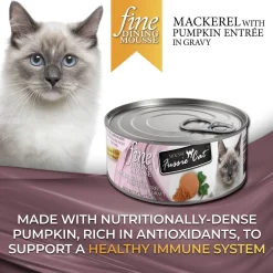 Fussie Cat Fine Dining Mousse Wet Cat Food With Pumpkin