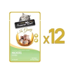 Fussie Cat Premium Pouch in Gravy Wet Cat Food