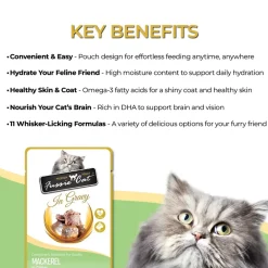 Fussie Cat Premium Pouch in Gravy Wet Cat Food