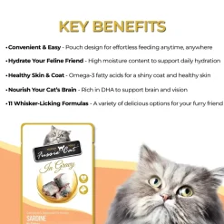 Fussie Cat Premium Pouch in Gravy Wet Cat Food