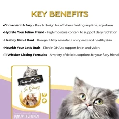 Fussie Cat Premium Pouch in Gravy Wet Cat Food