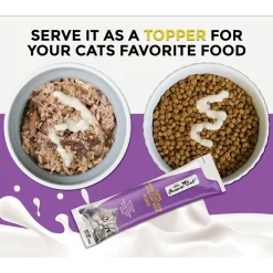 Fussie Cat Premium Puree in Goat Milk Lickable Cat Treats