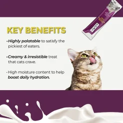 Fussie Cat Premium Puree in Goat Milk Lickable Cat Treats