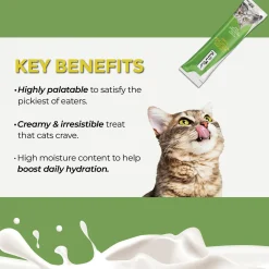 Fussie Cat Premium Puree in Goat Milk Lickable Cat Treats
