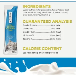 Fussie Cat Premium Puree in Goat Milk Lickable Cat Treats