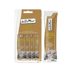 Fussie Cat Premium Puree in Goat Milk Lickable Cat Treats