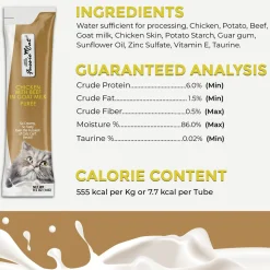 Fussie Cat Premium Puree in Goat Milk Lickable Cat Treats