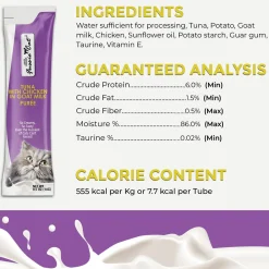Fussie Cat Premium Puree in Goat Milk Lickable Cat Treats