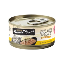 Fussie Cat Shredded Meat Canned Cat Food