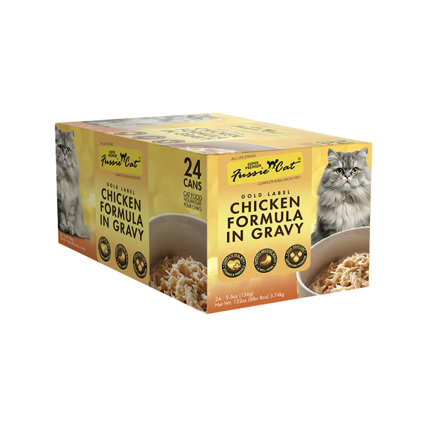 Fussie Cat Super Premium Gold Grain Free Wet Cat Food