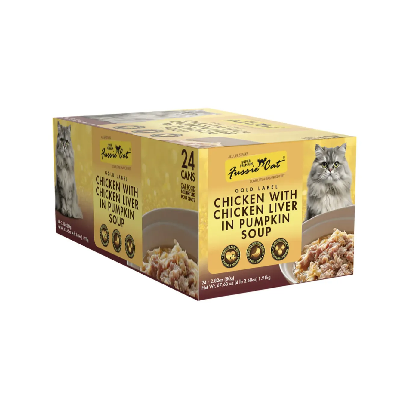 Fussie Cat Super Premium Gold Grain Free Wet Cat Food