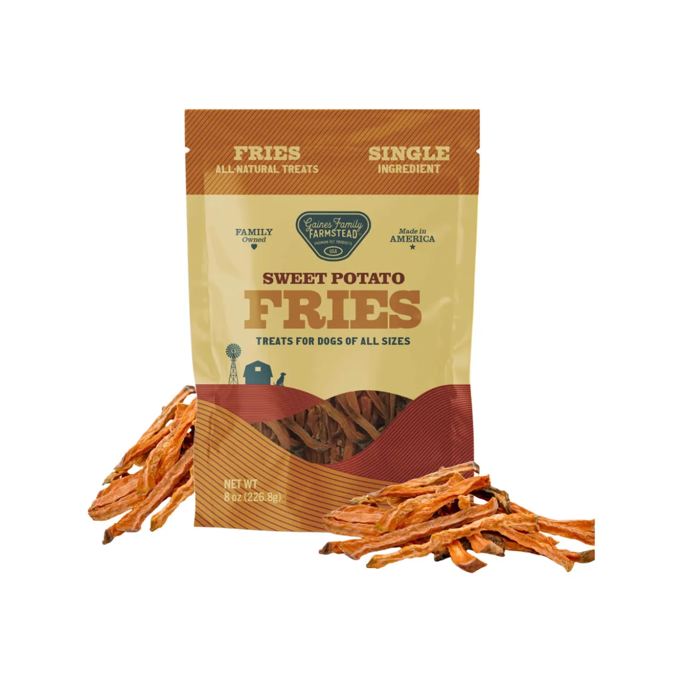 Gaines Family Farmstead Sweet Potato Fries Dog Treats