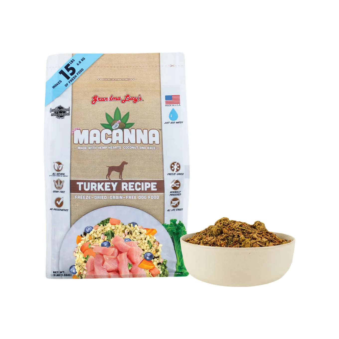 Grandma Lucy's Macanna Freeze Dried Dog Food