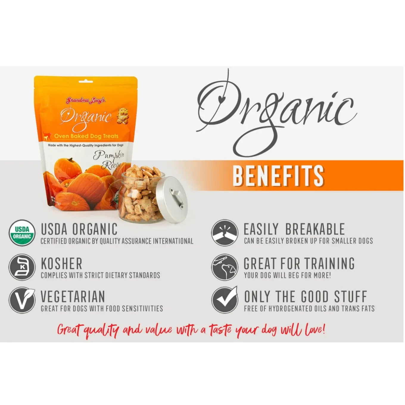 Grandma Lucy's Organic Oven Baked Dog Treats