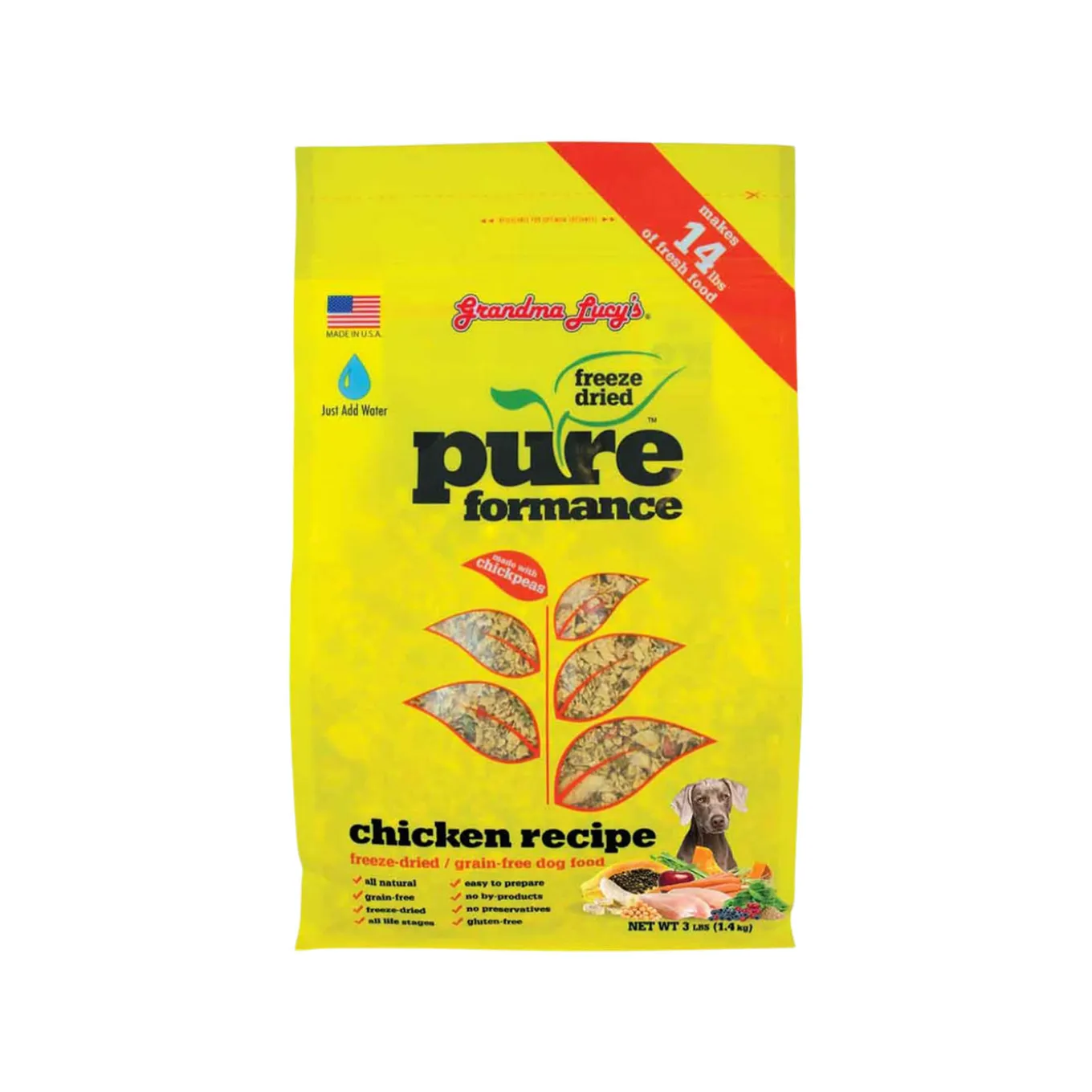 Grandma Lucy's PUREformance Freeze Dried Dog Food