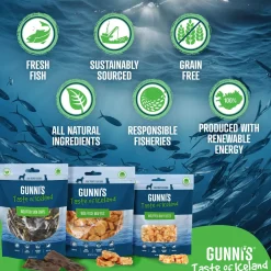 Gunni's Taste of Iceland Fish Baby Bites Dog Treats