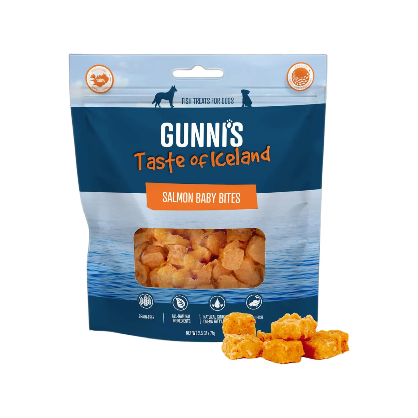 Gunni's Taste of Iceland Fish Baby Bites Dog Treats