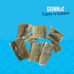 Gunni's Taste of Iceland Fish Skin Chips Dog Treats