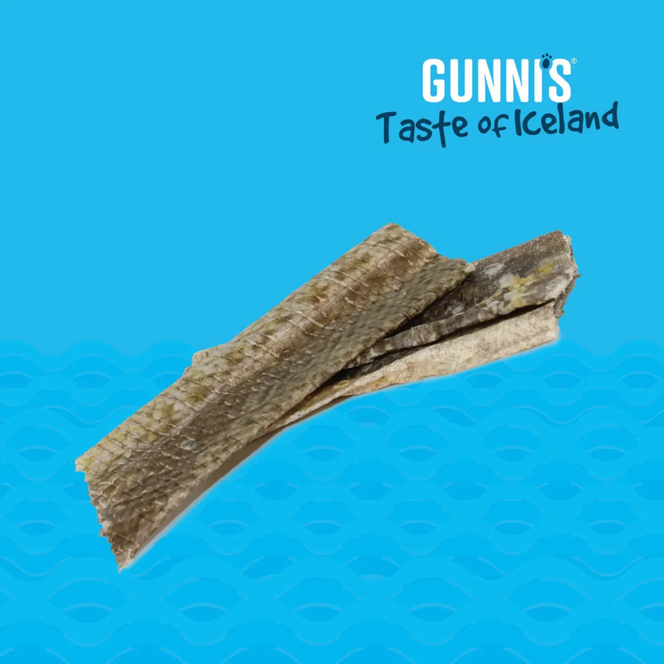Gunni's Taste of Iceland Fish Skin Shorties Dog Treats