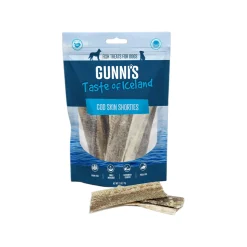 Gunni's Taste of Iceland Fish Skin Shorties Dog Treats