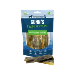 Gunni's Taste of Iceland Fish Skin Shorties Dog Treats