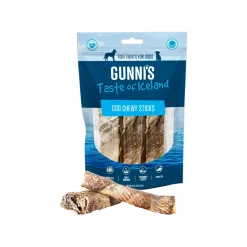 Gunni's Taste of Iceland Fish Skin Sticks Dog Treats