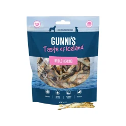 Gunni's Taste of Iceland Whole Fish Herring Dog Treats
