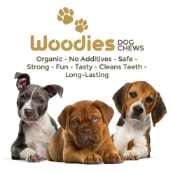 Healthy Pet World Woodies Coffee Wood Chews for Dogs