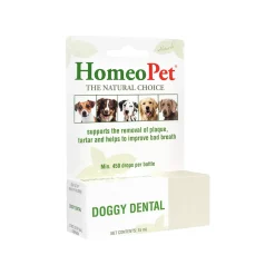 HomeoPet Doggy Dental Homeopathic Plaque & Tartar Removal Drops for Dogs