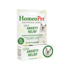HomeoPet Feline Homeopathic Anxiety Relief Drops for Cats
