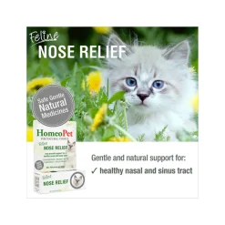 HomeoPet Feline Homeopathic Nose Relief Drops for Cats