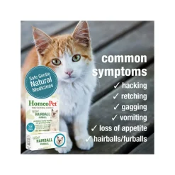 HomeoPet Feline Homeopathic Furball Relief Drops for Cats