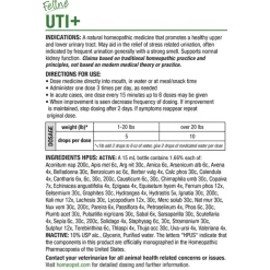 HomeoPet Feline Homeopathic UTI+ Drops for Cats