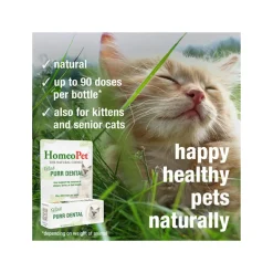 HomeoPet Feline Purr Homeopathic Dental Drops for Cats