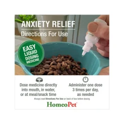HomeoPet Homeopathic Anxiety Relief Drops for Dogs & Cats