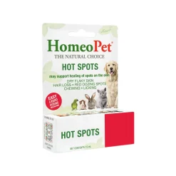 HomeoPet Homeopathic Hot Spots Skin Treatment Drops for Dogs & Cats