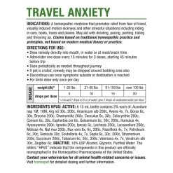 HomeoPet Travel Anxiety