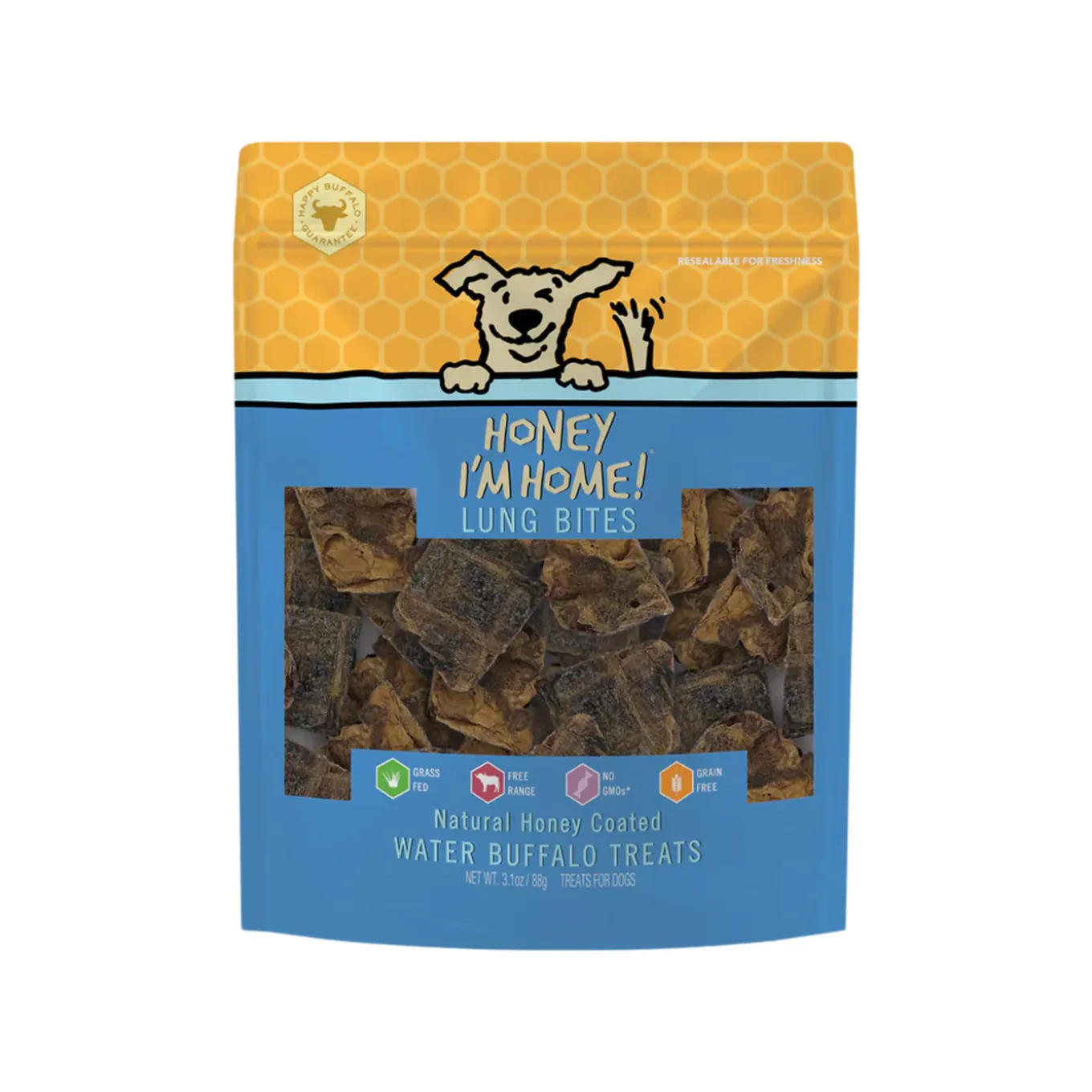 Honey I'm Home! Honey Coated Water Buffalo Dog Treats