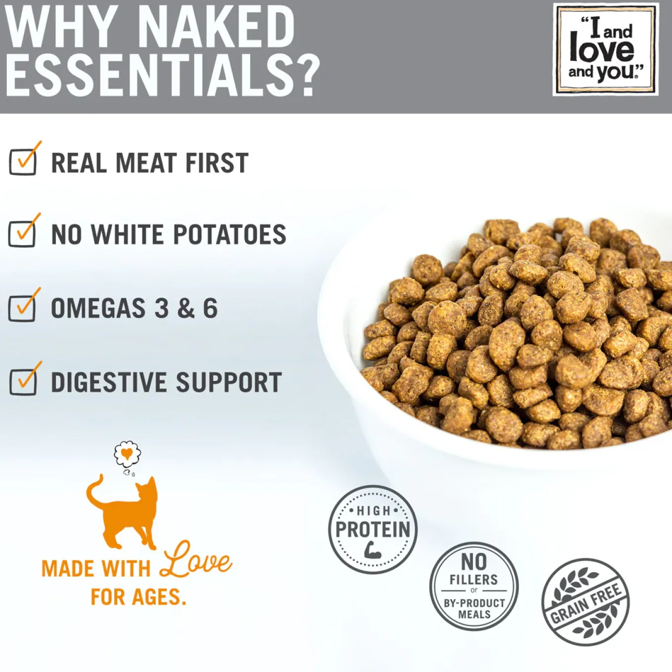 I and love and you Naked Essentials Dry Cat Food