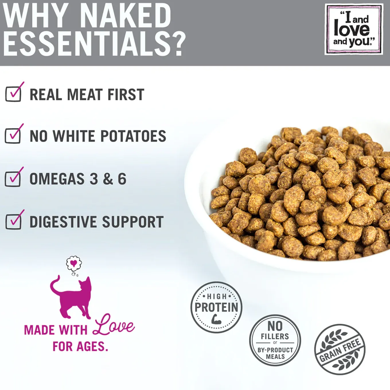 I and love and you Naked Essentials Dry Cat Food