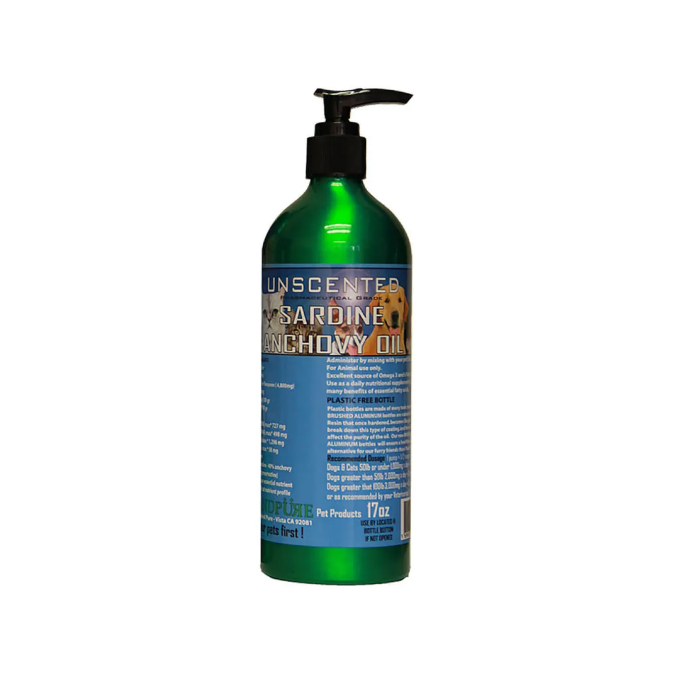 Iceland Pure Unscented Sardine-Anchovy Oil
